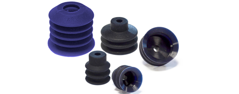 Ventosas de fuelle de silicona fabricadas por AR